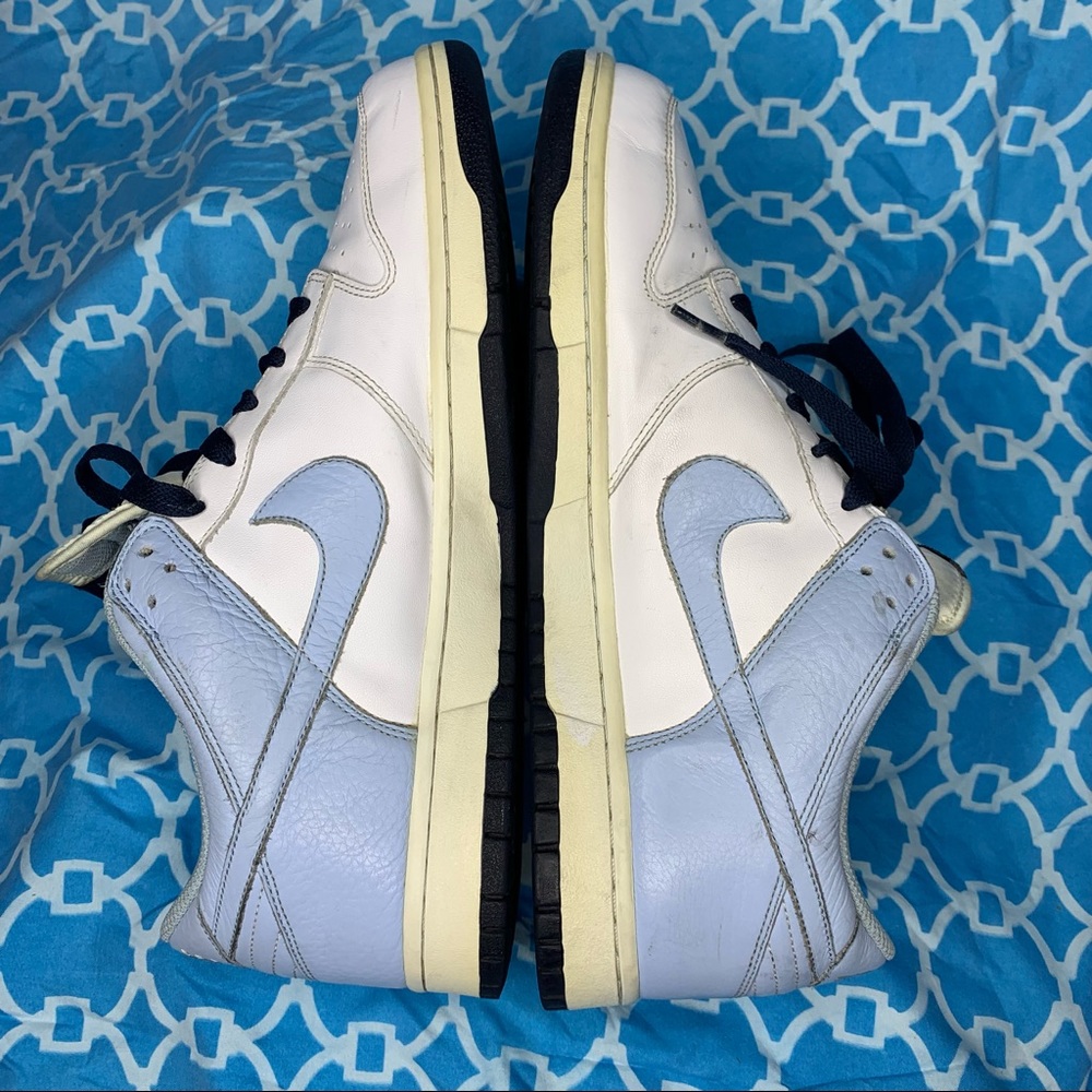 Nike Dunk Low Mens size 13 UNC ICE university blue vintage white rare sail retro - Picture 7 of 13